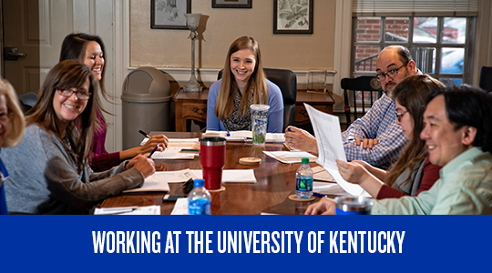 Working at the University of Kentucky