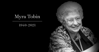 A photo of the late Myra Tobin