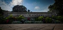 Photo of University of Kentucky stone wall
